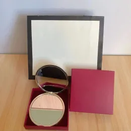 Brand Miroir Double Facettes Double Mirror DUO Makeup Mirror WIth dusk bag Compact Mirrors Makeup Tools