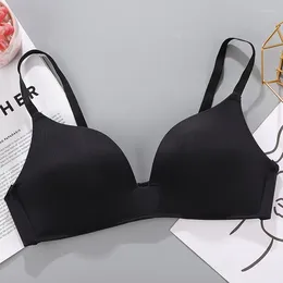 Bras Women Seamless Bra Sexy No Wire Push Up Underwear Girls Students Breathable Thin 12 Colors Female's Gathered