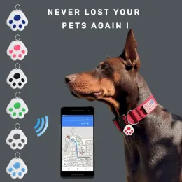 Localizzatori Dog Claw Mini Gps Tracker per cani Gatti Bambini Anziani AntiLost Localizzatore dispositivo Tracer Animali domestici Collare Monitoraggio chiave