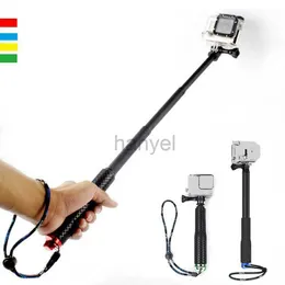 Selfie Monopés Portátil Extensível Monopé Pólo À Prova D 'Água Selfie Stick para Hero 11 10 9 8 7 6 5 Sjcam xiaoyi DJI Câmeras OSMO 24329