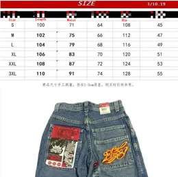 Kvinnor jeans japanska 2000 -talets stil jnco jncos y2k pantalones de mujer pants baggy för wowen kläder största trashy ropa estetic jinco