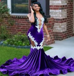 Elegant Mermaid Prom Dress: Lace Appliques, Veet Beads, Sheer Mesh