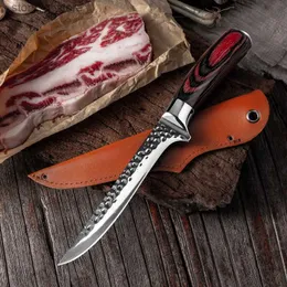 Noży kuchenne 5.5 Kuty nóż Boning Stal nierdzewna noża szefa kuchni do mięsnej kości rybne warzywa owocowe nożem Kuche nóż Butcher Q240226