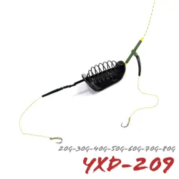 Fishhooks 1pc Fishing Black High углеродная стальная крючка Feeder Group 20G80G RIGS CARE CAGE CAGE Колючие приманки Держатель карпа Новые аксессуары