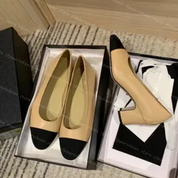 Sandálias de grife Moda saltos ballet flats eather slingback saltos clássicos sapatos de casamento primavera outono escritório cabeça redonda sapatos de trabalho lisos