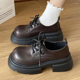 Dress Shoes Mary Jane Thick Sole And Soft JK Princess Leather Cute Style Women Lolita Casual Fashion Versatile