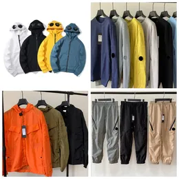 남성용 까마귀 스웨트 셔츠 CP 회사 까마귀 디자이너 까마귀 CP 후드 재킷 바람 방전 패션 회사 까마귀 Zip Fleece Lined Coat Men High Street