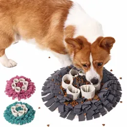 Pens Dog Snuffle Mat Interactive Treats Puzzle Feeder Foraging Toys Slow Feeder Nose Smell Sniffing Pad Improving Intelligence Puppy