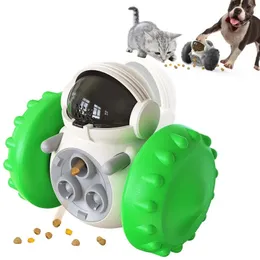 Pusy Puzzle Toys Pet Food Interactive Tubbler Powolne karmnik Zabawny dozownik zabawki dla psów koty materiały treningowe 240220