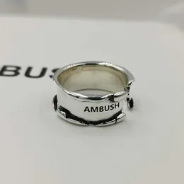 Ambush Ring S925 Sterling Silver Ringは、バレンタインデイ221011288gの男性と女性向けの小さな産業ブランドギフトとして使用されています