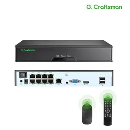 Xmeye 8ch POE NVR 4K obsługa 16CH Network wideo rejestr wideo H265 1 HDD 247 Nagrywanie kamery IP P2P System bezpieczeństwa 240219