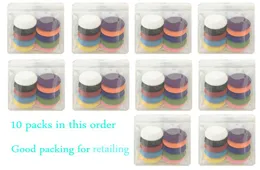 100 st 225mm Essential Oil Diffuser Locket Necklace Refill Pads Thwated Washable för arom diffusor Neckaceretail Bags4426363