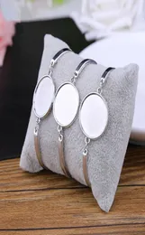 4 cores sublimação pulseiras em branco para mulheres moda transferência impressão pulseira jóias diy consumíveis novo arrvial4341067