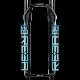 MTB Front Fork Stickers Road Bicycle Decals Racing Cycling waterproof Protect Colorful Film Kit Bike Accessories 240223