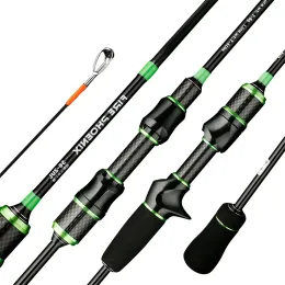 Rods Ultra Light Fishing Rod Carbon Fiber Casting/Spinning Fishing Pole Ul Solid Tip Bait WT 28G Line WT 26lb Lure Fishing Posts