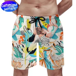 Мужские пляжные брюки на заказ с застежкой на карман, дышащие, удобные, не скатываются, подкладка на шнурке, сетчатая ткань, свободная повседневная персиковая кожа, 170 г, контрастный цвет