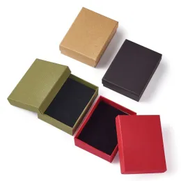 Necklaces Black Jewelry Organizer Box For Earrings Necklace Bracelet Display Packaging Gifts Cardboard Boxes Square/Rectangle