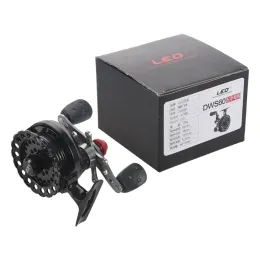 Accessories Leo Dws60 Fly Fishing Reel Wheel 4 + 1bb 2.6:1 65mm with High Foot Hands Reels Left Right Hand to Use for Fake Bait
