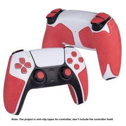 Gamepads Red TALONGAMES Controller Grips For Playstation 5 DualSense,AntiSlip,SweatAbsorbent, Textured Skin Kit for PS5 Controller Grip