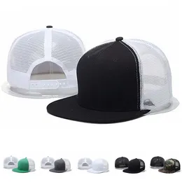 Fashion Unisex Cap Acrylic Plain Snapback Hat High Quality Adult Hip Hop Baseball Cap Men Women Mesh cap Outdoor Leisure Basebal