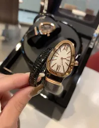 U1 Toppkvalitet AAA Luxury Designer Titta på alla Diamond Women Quartz Movement Watches Snake Rose Gold Armband Rostfritt stål Armbandsur