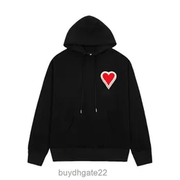 Hoodies للرجال Sweatshirts مصمم هوديي الرجال النسائيين القلب الزخارف السترة الطواف الافتراء السحب طويل القطن الزورق السحب زوج الزوجين الفضفاضة الحجم s-xl n8el