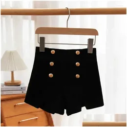 Shorts Summer For Girls Short Pants Solid Color Suit High-Waisted Children Outer Wear All-Match Drop Delivery Baby Kids Maternity Clot Otvqn