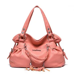 HBP Handbags محافظ النساء على حقائب الأزياء أكياس الكتف السيدات حقيبة يد PU الجلدية أنثى اليد Bolso Pink Color3118