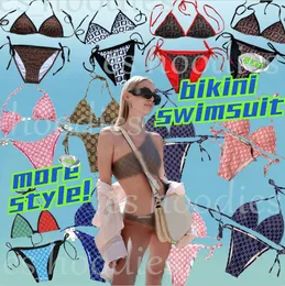 بيكيني مصمم ملابس السباحة مصمم ملابس السباحة بدلة السباحة الصيفية السيدات السيدات خطاب أزياء طباعة ملابس السباحة عالية الجودة زي بيكيني الحجم s-xl