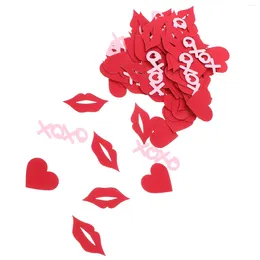 Party Decoration Valentine's Day Confetti Wedding Decor Paper Table Bord för kärlek till hemprydnad Valentiner PO Props