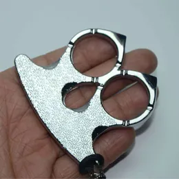 Keychain Instagram Small Justice Cat Survival Tiger Hand Fist 2 Finger Clasp Self-Defense Supplies 6529 659