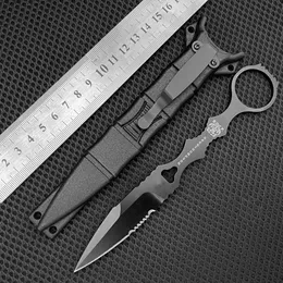 EDC Kleines Messer mit fester Klinge Full-Tang 3cr13mov Edelstahl Defensive Survival Combat Gear Taktische leichte Messer