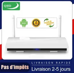 leadcool Android tv box 9.0 Amlogic S905W 1GB 8GB 2.4G wireless WiFi 4K 1080P FHD H.265 France Smart android tv boitier