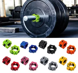 1 paar Gewichtheben Spinlock Barbell Kragen Gym Bodybuilding Training Hantel Clips Clamp Fitness Gym Ausrüstung Zubehör4483236