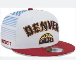 Denvers "Nuggets''ball Caps Casquette 2023-24 Unisex Fashion Cotton Baseball Cap Snapback Hat Män kvinnor Sun Hat Brodery Spring Summer Cap grossist