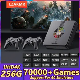 Консоли X9 256G 70000+ Поддержка игр 60 эмуляторов для PS1 PSP 4K HD-дисплей на ТВ-проекторе Ретро мини-домашняя игровая приставка-консоль