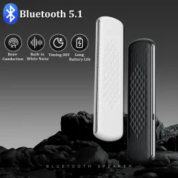 Högtalare Pocket Bluetooth Högtalar Benledning Trådlös stereo -ljudfält under kuddmusiklåda Byggt vitt brus Förbättra sömn