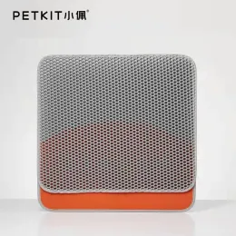 Aynalar Petkit Otomatik Kedi Çöp Kutusu Pura Max Özel Temiz Mat Pad AntiCarry Out Çift Tayer Filtre Sürtünme Ayağı Kum Kontrol Pedi