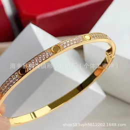 Original 1to1 Cartres Bracelet High Version Full Sky Star Womens Classic Love Rose Gold Non fading 18k gold Jewelry V237 V237