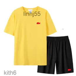 Herrspårsfall Fashion Summer Designer Mens Short Sleeve Shorts Suit Piece Brand Classic T-Shirt Beach Pants 2st Sports Casual Suits Cpz08ng8lln8