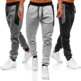 Men039s Pants Mężczyźni splicing drukowane kombinezony sportowe sportowe spodni pantalony hombre streetwear joggers drespants Pantalon 5558725