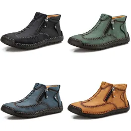 Botlar Deri Yüksek Top Martin Yeni Sıradan Ayakkabı Sarı Mavi Yeşil Siyah Erkekler Slip-On Plus Boyut Spor Spor ayakkabıları Sonbahar Sıcaklık Gai 950