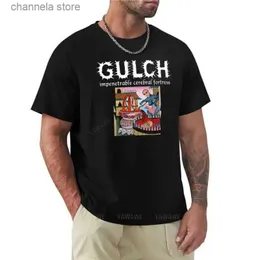 Мужские футболки Футболка Gulch Band Аниме футболка простая футболка спортивные фанатские футболки летние топы дизайнерская футболка мужская T240227