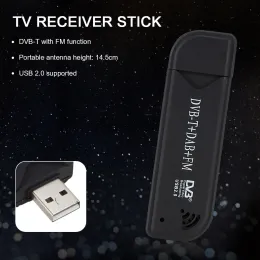 Box USB 2.0 Digital TV Stick DVBT DAB FM Antenna Receiver Mini SDR Video Dongle для домашнего телевидения играет в отдел