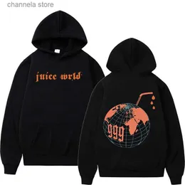 Men's Hoodies Sweatshirts Rapper Juice Wrld 999 Graphic Hoodie Mens Casual Fashion Pullover Sweatshirt Unisex Hip Hop Oversized Hoodies Trend Streetwear T240227