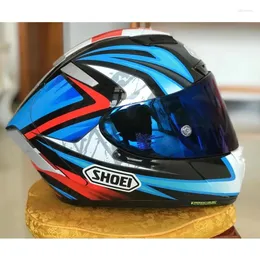 オートバイヘルメット明るいヘルメットX14 X-Fourteen Marquez Bradley Full Face Racing Professional Casco De Motocicleta