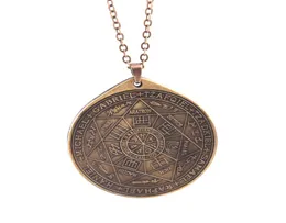 Il Sigillo dei Sette Arcangeli di Asterion sigillo salomone kabbalah amuleto ciondolo collana retrò vichingo6986931