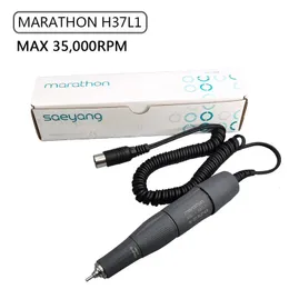 35000rpm Nail Drill Pen H37L1 Handpiece For STRONG210 90 204 Marathon Electric Manicure Machine Nails Drill Handle Nail Tool 240219