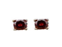 Stud 925 Sterling Silver Earrings Red Stones 13mm Verisons handmade designer vintage luxury jewelry accessories gift2820710
