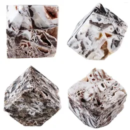 Jewelry Pouches TUMBEELLUWA Natural Druzy Sphalerite Cube Quartz Geode Spiritual Reiki Minerals Healing Specimen For Home Decor